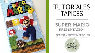 TAPIZ SUPER MARIO Amigurumi | INTARSIA CROCHET | Amigurumi SUPER MARIO Wall Hanging | PRESENTACIÓN