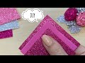 Это НЕ СЛОЖНО! Цветы из фоамирана Glitter foam sheet craft ideas