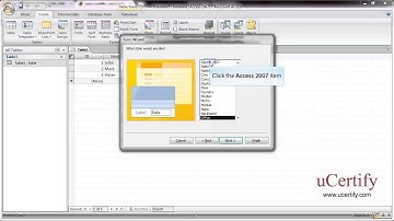 Use Form Wizard to Create a Form