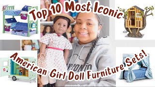 Top 10 Most Iconic American Girl Doll Furniture Sets! | Adult Collector