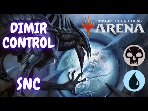 Видео: SNC / Колода Димир контроль / Dimir control deck. MTG arena / мета 2022