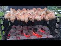 Куриные крылышки на шампурах. Наши будни, с раннего утра и до самого вечера