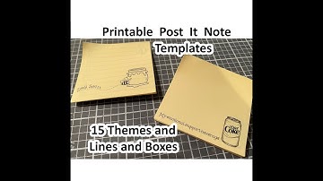 Post It Note Templates! 15 Themes including Busy Mom, Bees, Diet Coke, Coffee and More!