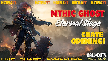 MYTHIC GHOST Crate Opening 🔥 Full Draw! | CODM Lucky Draw Reaction #codm #gaming #viral 