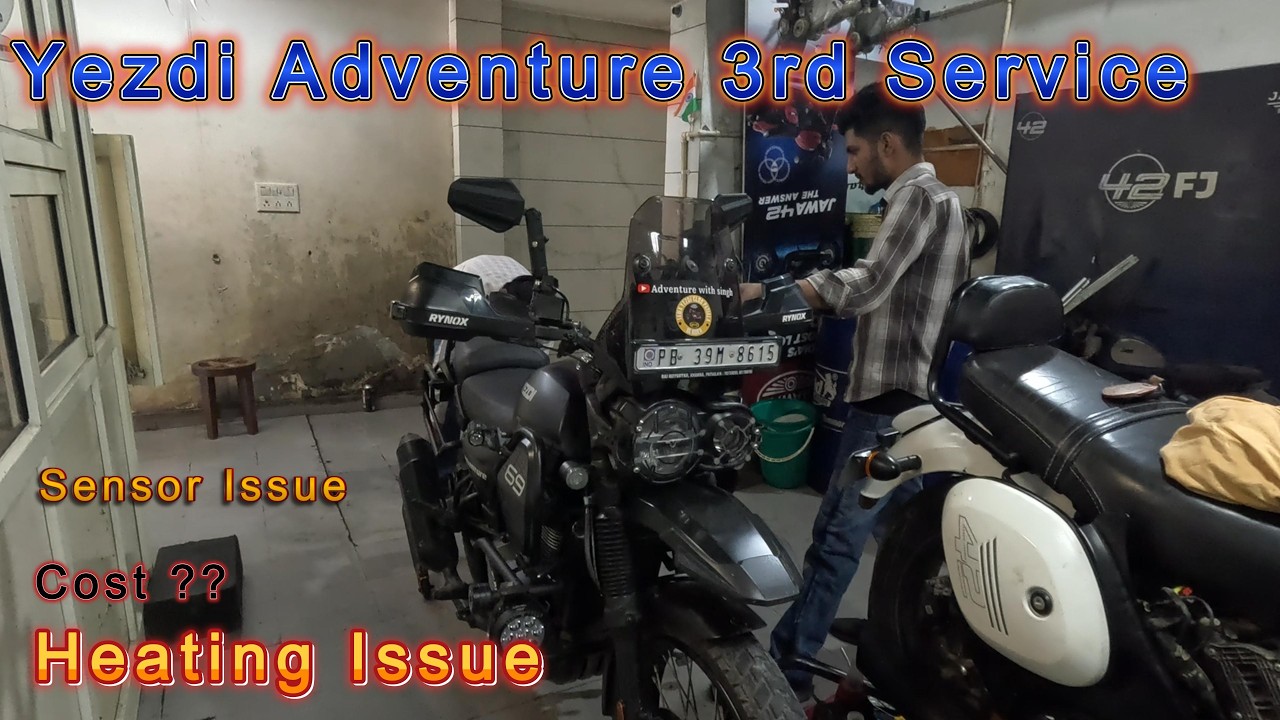 Yezdi Adventure 2025 3rd Service | Heating Issue | Sensor Problem | Cost ???