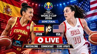 Spain Women vs USA Women Basketball Live Semi Final FIBA Women's World Cup 2026 Watchalong