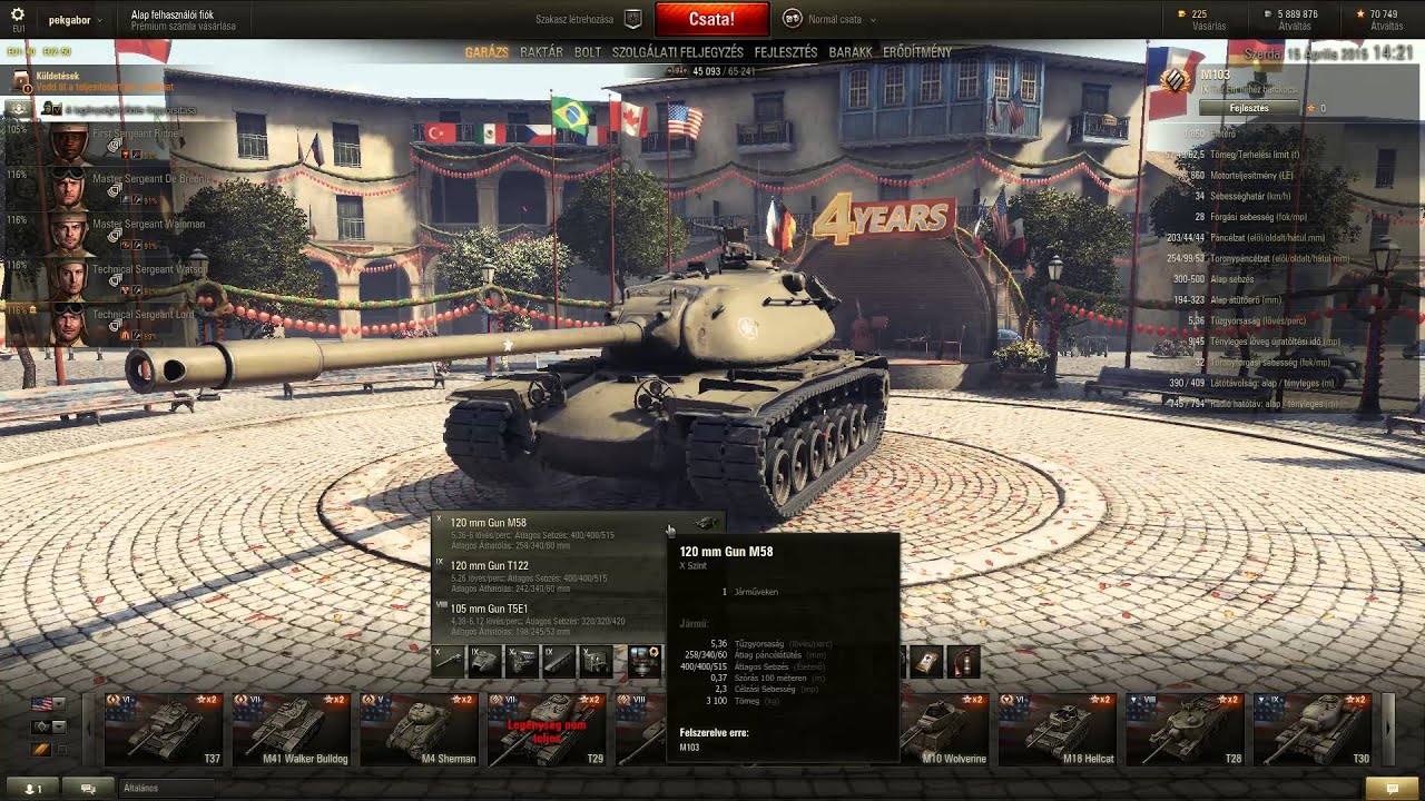 wot replay World Of Tanks - Tank bemutató 5. rész [HUN]