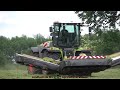 Claas Xerion / Gras Mähen - Cutting Gras  2022  pt.1