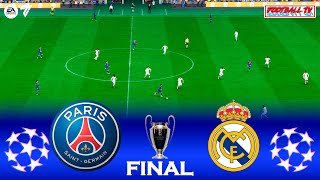 PSG vs REAL MADRID - UEFA Champions League 2024 Final | EA FC 24 Full Match All Goals | Gameplay PC