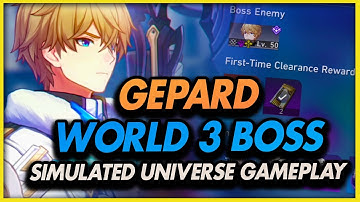 Gepard Boss! World 3 Simulated Universe Gameplay! - [Honkai Star Rail]