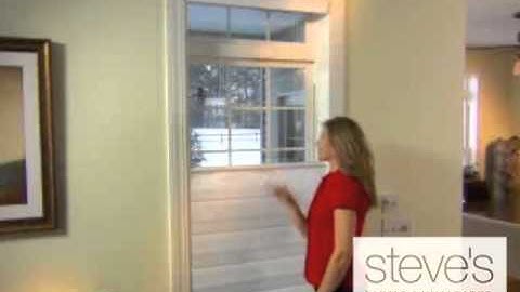 Good Housekeeping Roman Shades with Top Down Bottom Up Cordless Feature