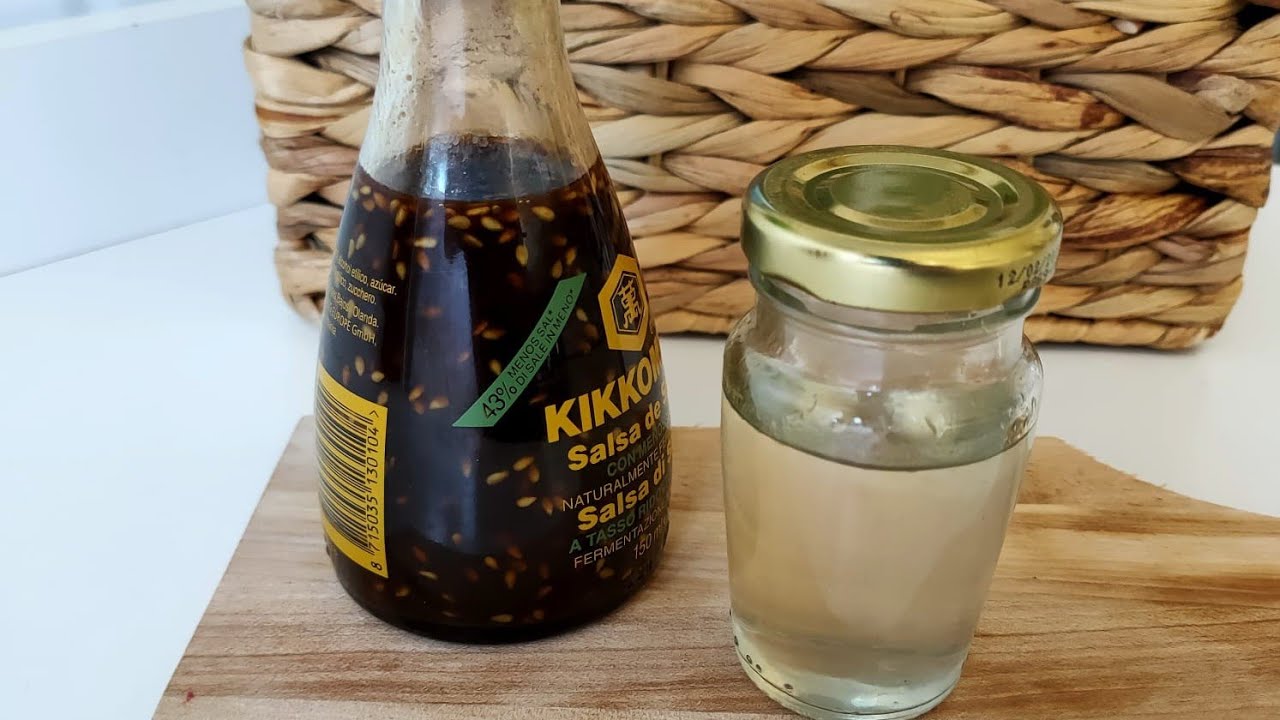 خل الارز و ترياكي صوص بمواد موجوده في بيتنا..... Rice vinegar/teriyaki