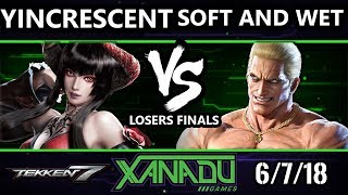 F@X 253 T7 - YinCrescent (Eliza) Vs. Soft and Wet (Geese, Noctis) - Tekken 7 Losers Finals screenshot 5