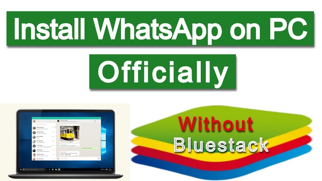 how to install whatsapp in laptop without phone