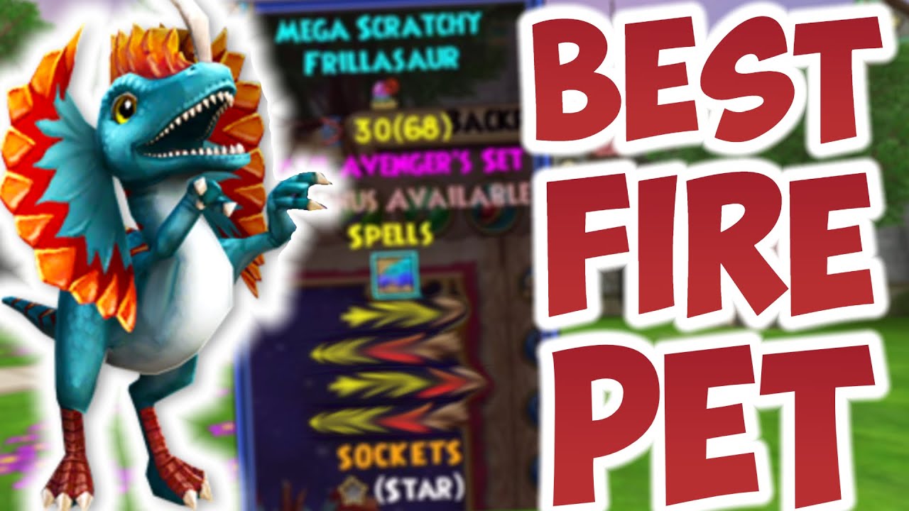 MAKING THE BEST FIRE PET IN WIZARD101!! - YouTube