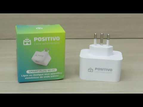 Smart Plug Wi-Fi 10A/1000W- NBR, Positivo Casa Inteligente, ligue