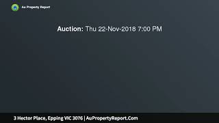 3 Hector Place, Epping VIC 3076 | AuPropertyReport.Com