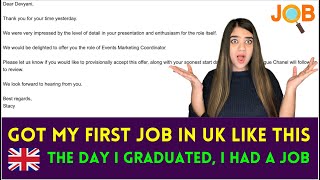 100% you will get a job in your field in UK  Use this strategy  Tried and tested