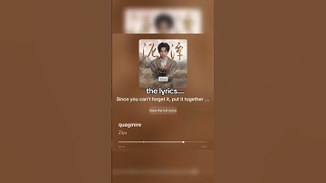 Thumbnail of The lyrics are very touching. #ziyu #chineseidol #revengedlove #fyp