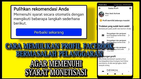 Cara Memulikan Profil Facebook Memiliki Beberapa Masalah Terbaru