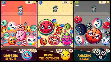 Fruit Merge: Melon Drop Stack Mobile Game | Gameplay Android