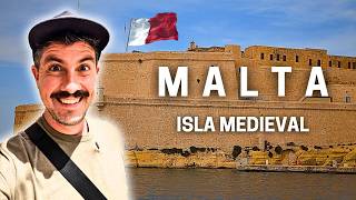 La IMPRESIONANTE Ciudad de VALETTA • MALTA