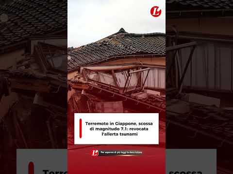 Video Terremoto in Giappone, scossa di magnitudo 7.1: revocata l'allerta tsunami