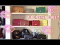 MY CHANEL HANDBAG COLLECTION- CLASSIC FLAP, GABRIELLE, MINI SQAURE, MINI RECTANGLE, 2.55, VINTAGE