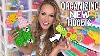 ORGANIZE MY NEW FIDGETS WITH ME *HIGHLY SATISFYING* 😍