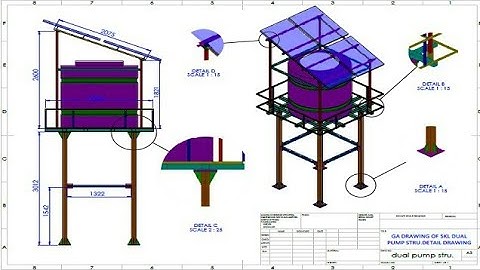 #Dual pump structure design solar dual pump structure solar panel structure design solar structure#