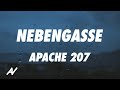 Apache 207 - Nebengasse (Lyrics)