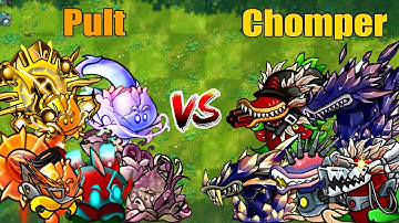 PVZ 1 Fusion 3.0 Challenge!! Team Pult VS Team Chomper VS 300 Obsidian Gargantuar - Who Will Win?