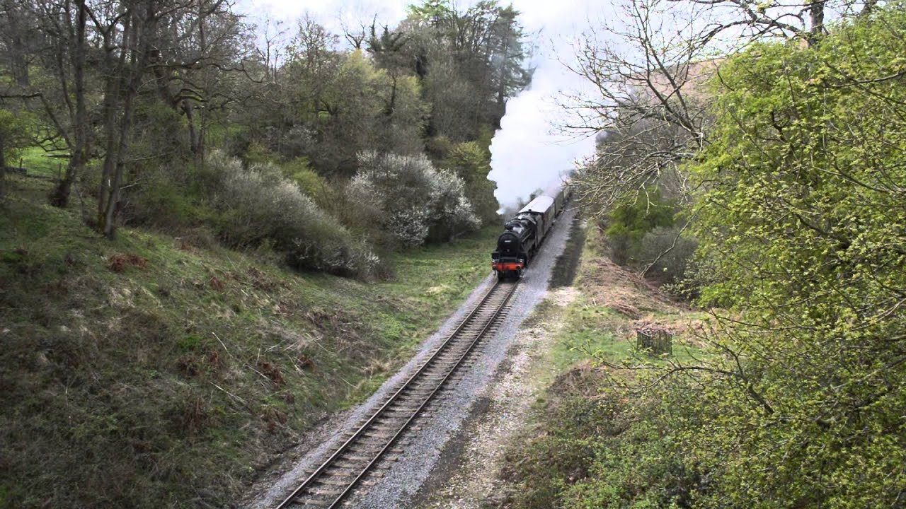 45407 at Darnholm - 26th April 2014