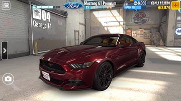 FORD MUSTANG GT Premium - New Car + upgrade + Tuning - CSR RACING 2 - Android & iOS Game - Full HD