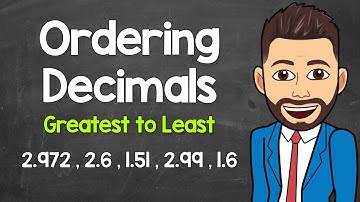 Ordering Decimals from Greatest to Least | Math with Mr. J