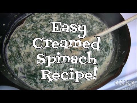 Creamed Spinach Recipe! Noreen's Kitchen