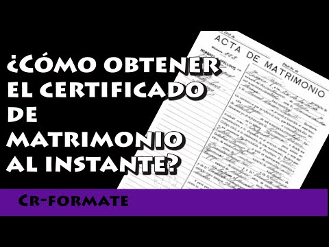 Video: ¿Cómo obtengo una copia de mi certificado de matrimonio en PA?