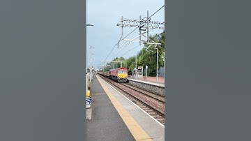 Network Rail with DB Liveried Class 66 Cardross to Millerhill S.S. Passing Cardin #trainspotting