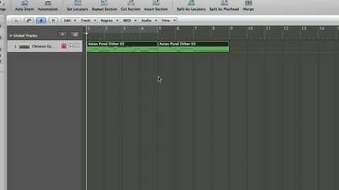 Merging MIDI Regions [Logic Studio Minute]