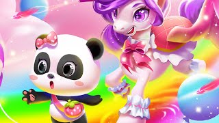 Little Panda Fashion Unicorn & Camping Trip - BabyBus Game screenshot 3