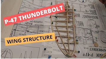 03 Balsa P47   Wing structure assembly