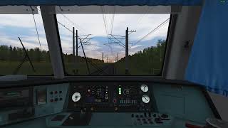 Trainz 2019: ЭД4М-0411, поезд №6509, Колпино – Ушаки (2 часть)