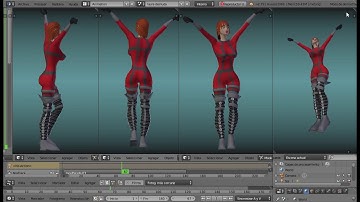 Nuevo Modelo en Blender 2.79 Animacion Movimiento Parada.01