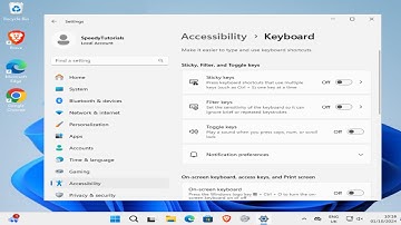 How To Turn Off Sticky Keys in Windows 11