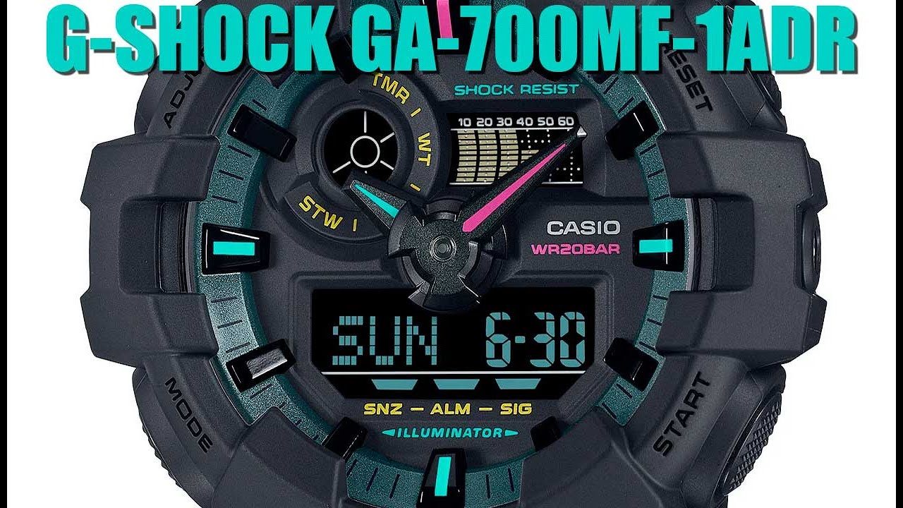 Relógio G-SHOCK GA-700MF-1ADR - New Look Time Relógios