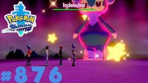Pokemon Sword Shiny Dynamax Male Indeedee Raid & Catch