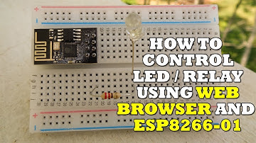 ESP8266 WiFi Web Server LED on off control | web controlled led | coffee break channel | IoT