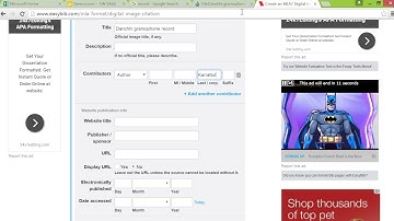citing images using easybib