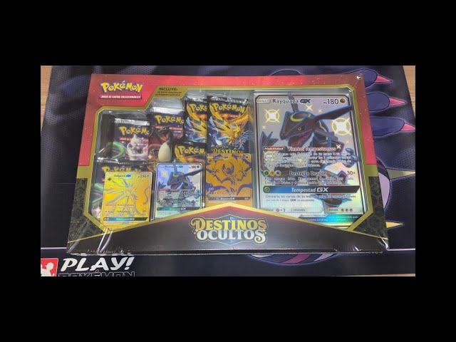 Rayquaza GX SHINY - Carta Pokémon GIGANTE JUMBO - DESTINOS OCULTOS BR