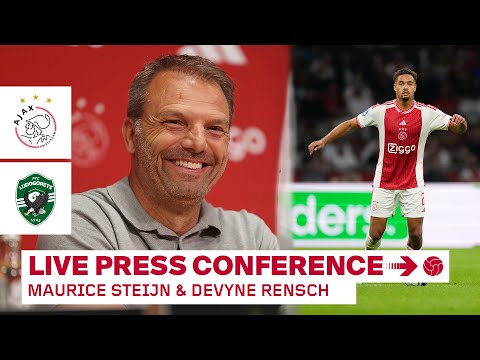 🎙️  LIVE 14:00 | Persconferentie Maurice Steijn & Devyne Rensch in aanloop naar Ajax - Ludogorets